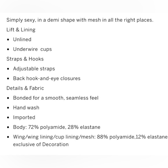 Unlined Mesh Demi Bra💎 - Picture 6 of 6